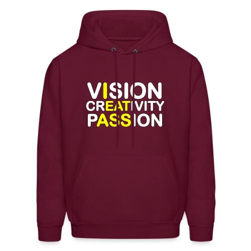 Vision, Creativity, Passion - Men's Hoodie