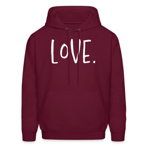 Smoon City_Love Thin White2 - Men's Hoodie