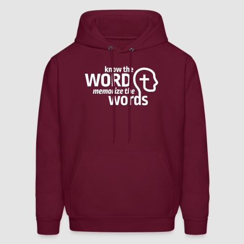 Know the Word, Memorize the Words - Men's Hoodie