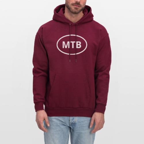 MTB | Mountain Bike Oval Logo - Men's Hoodie