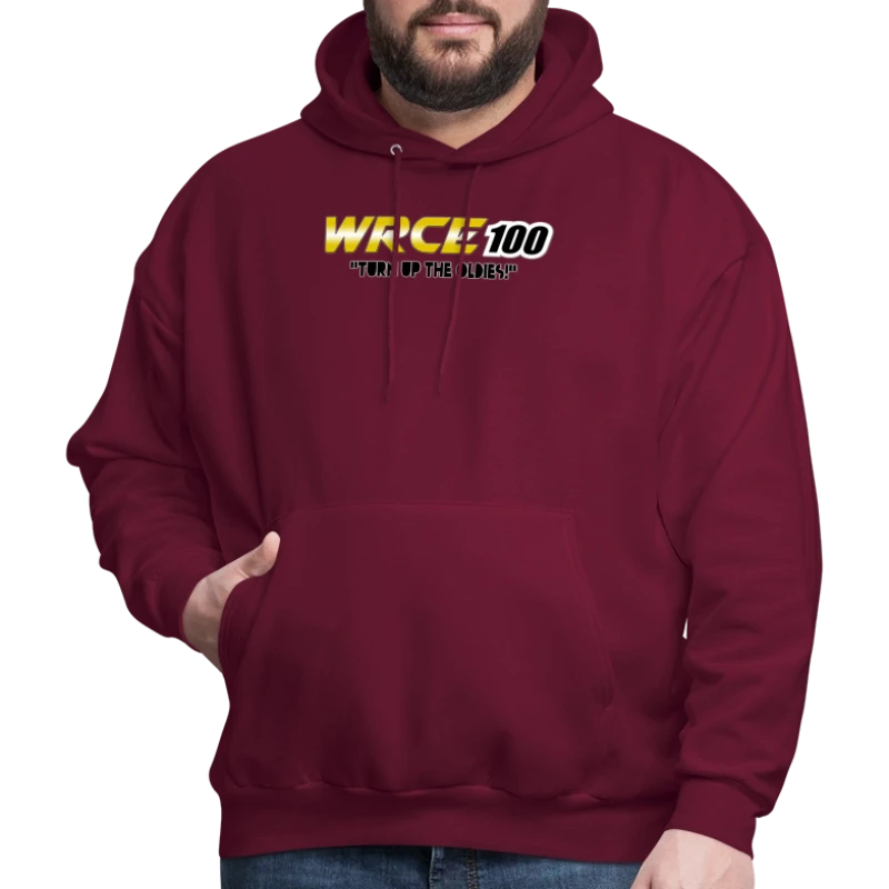 WRCE 100 - Turn Up the Oldies! - Men's Hoodie