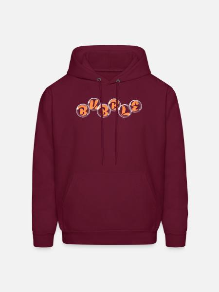 Bubble Design - Men's Hoodie - burgundy