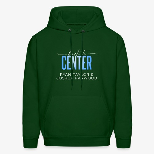 Back to Center Title White - Men's Hoodie