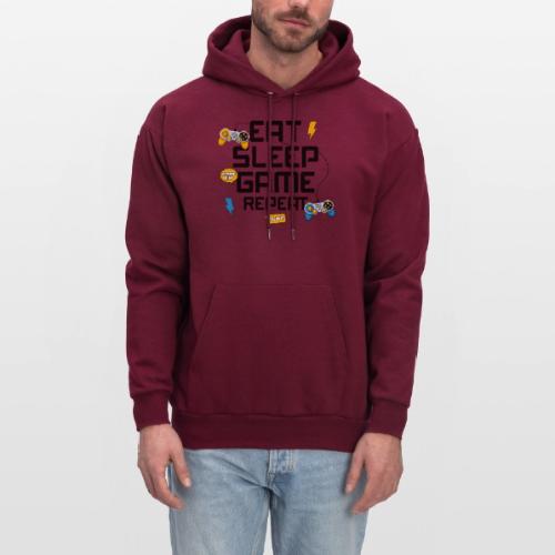 Eat Sleep Game Repeat! - Men's Hoodie