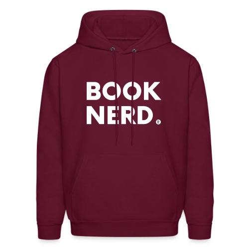 Book Nerd in White - Men's Hoodie