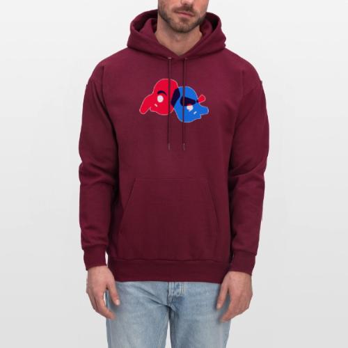 Front and Back Logo - Men's Hoodie