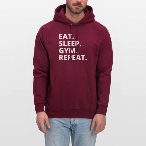 Eat Sleep Gym - Fitness Apparel & Workout Merch - Men's Hoodie