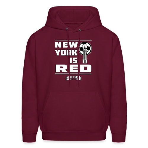 NY is Red png - Men's Hoodie