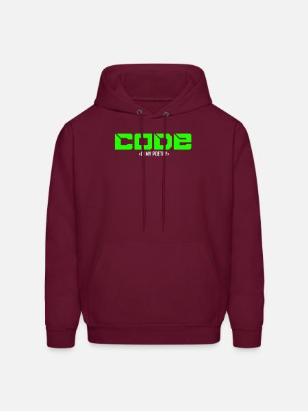 programmer - Men's Hoodie - burgundy