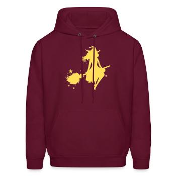 witches for holidays halloween - Men's Hoodie - burgundy - Front - Elias (183cm)