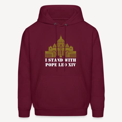 I STAND WITH POPE LEO XIV - Men's Hoodie