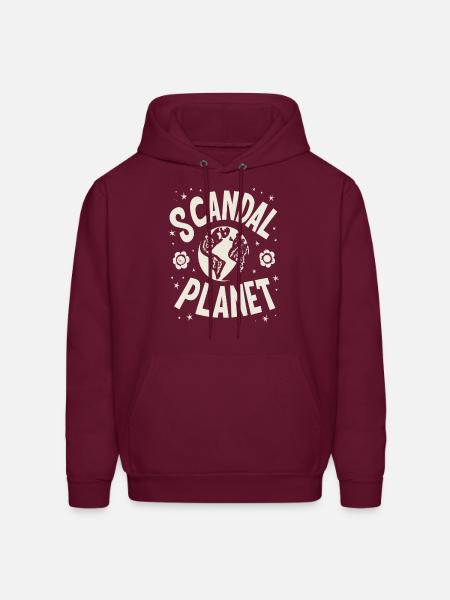 planet aid scandal - Men's Hoodie - burgundy
