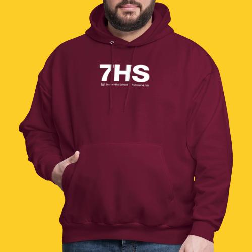 7HS logo white - Men's Hoodie
