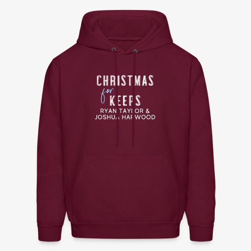 Christmas for Keeps - White Font - Men's Hoodie