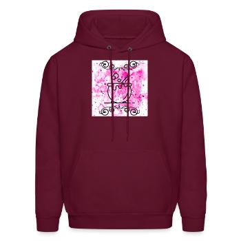Its a bubbling Classic T Shirt - Men's Hoodie - burgundy - Front - Elias (183cm)