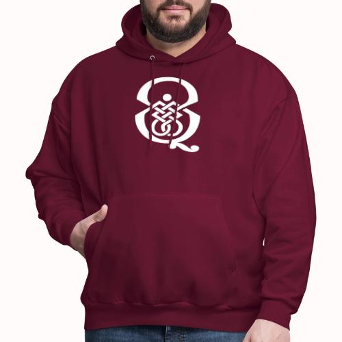 qcpb white logo - Men's Hoodie