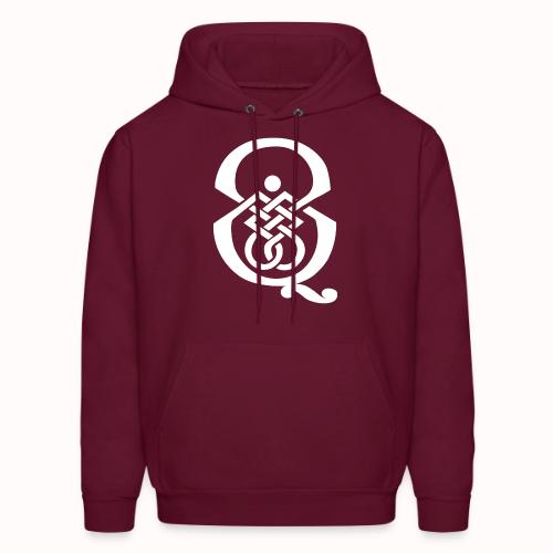 qcpb white logo - Men's Hoodie