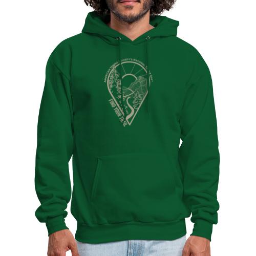 Find Your Trail Location Pin: National Trails Day - Men's Hoodie