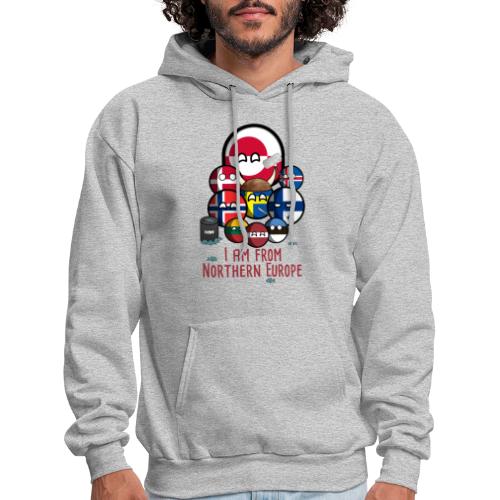 I am from northern Europe! Countryball - Men's Hoodie