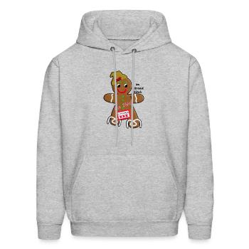 G Bread - Men's Hoodie - heather gray - Front - Elias (183cm)