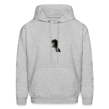 person - Men's Hoodie - heather gray - Front - Elias (183cm)