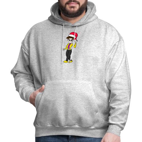 Dersy Wearing a Santa Hat - Men's Hoodie