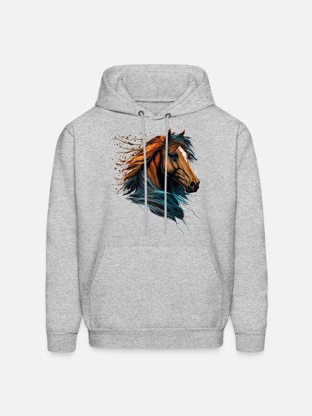 Horseman - Men's Hoodie - heather gray