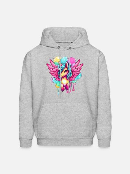 Pegasus - Men's Hoodie - heather gray