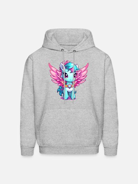 Pegasus - Men's Hoodie - heather gray