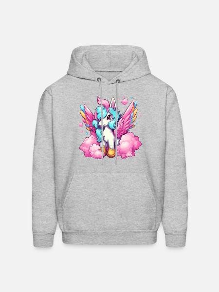 Pegasus - Men's Hoodie - heather gray