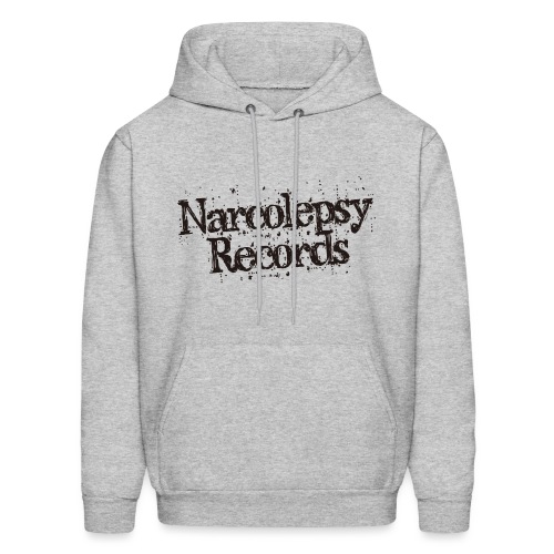 Narcolepsy Records Logo/Black - Men's Hoodie