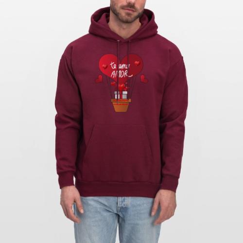 Fashion Valentine's Day Hearts, Gifts February 14 - Men's Hoodie
