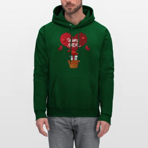 Fashion Valentine's Day Hearts, Gifts February 14 - Men's Hoodie