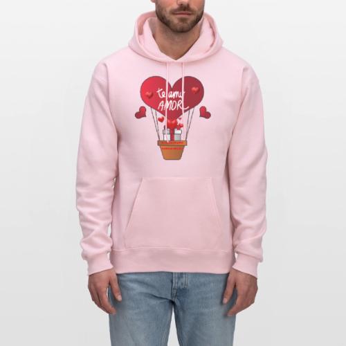 Fashion Valentine's Day Hearts, Gifts February 14 - Men's Hoodie