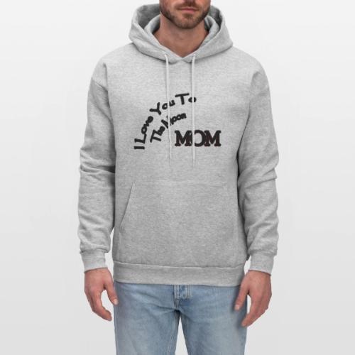 Love Mom To The Moon - Men's Hoodie