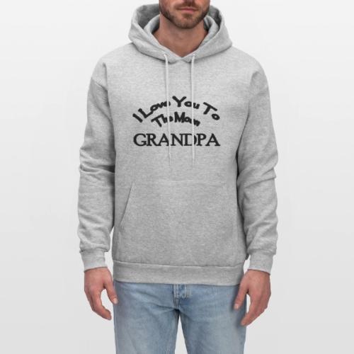 I Love You to The Moon Grandpa | Family Shirt - Men's Hoodie