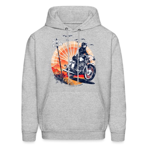 City or Country Motorbike Ride - Men's Hoodie