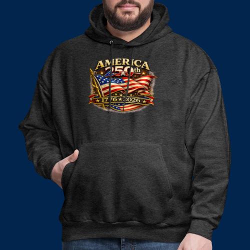 American Flag 250th Anniversary Design | USA - Men's Hoodie