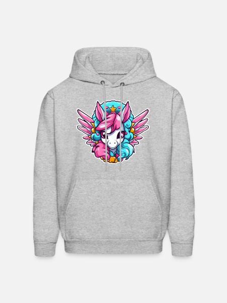 Pegasus - Men's Hoodie - heather gray