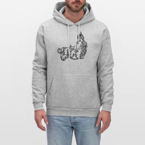 Cat valentines day - Men's Hoodie