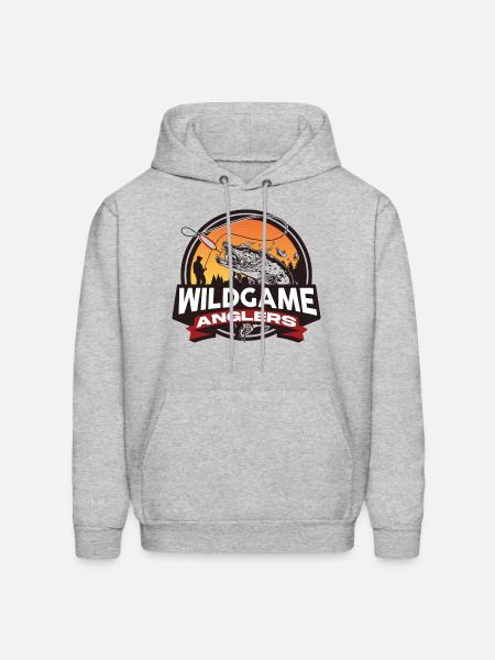 Wildgame Anglers Transparent - Men's Hoodie - heather gray