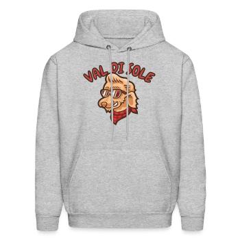 VAL DI SOLE T-shirt Holiday mode - Men's Hoodie - heather gray - Front - Elias (183cm)