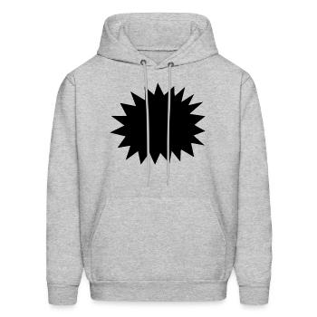 speech bubbles 1 - Men's Hoodie - heather gray - Front - Elias (183cm)
