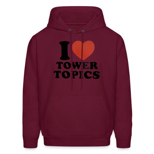I Love Tower Topics - Men's Hoodie