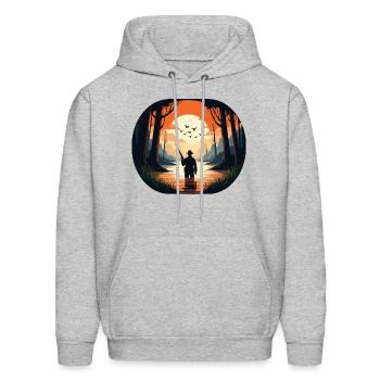 Active recreation - Men's Hoodie - heather gray - Front - Elias (183cm)