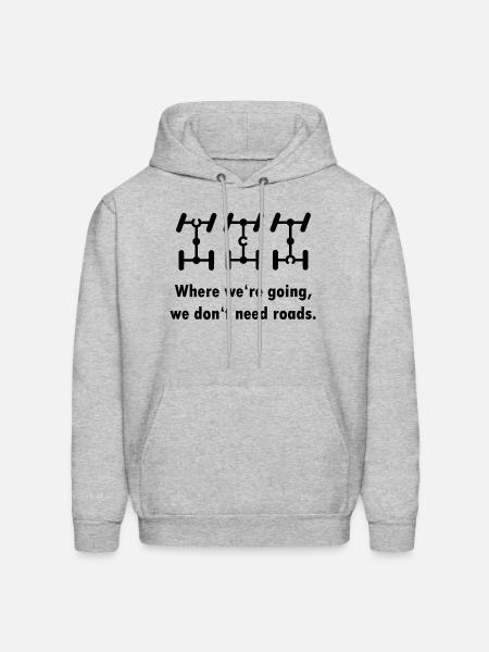 Diff Lock - Men's Hoodie - heather gray