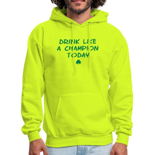 Drink Like A Champion Shamrock - Men's Hoodie