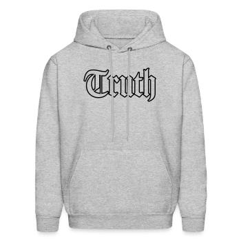 truth John 8 32 - Men's Hoodie - heather gray - Front - Elias (183cm)