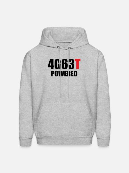 4G63T Powered - Men's Hoodie - heather gray