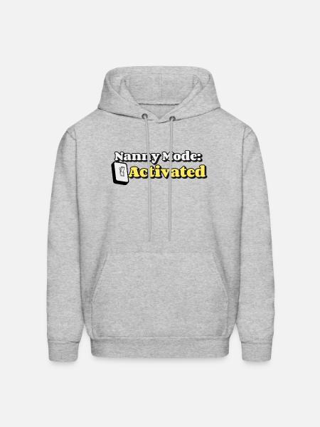 Nanny Mode Activated - Men's Hoodie - heather gray
